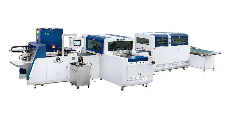 Automatic Case Making Machine ( Three photoelectric detection, Servo positioning)