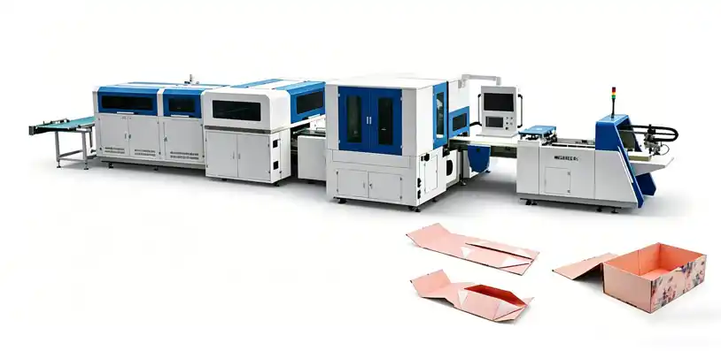 Automatic Case Making & Case lining Machine